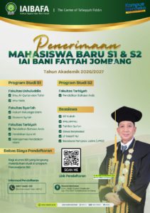 Pendaftaran Mahasiswa Baru IAIBAFA Jombang Tahun Akademik 2026/2027